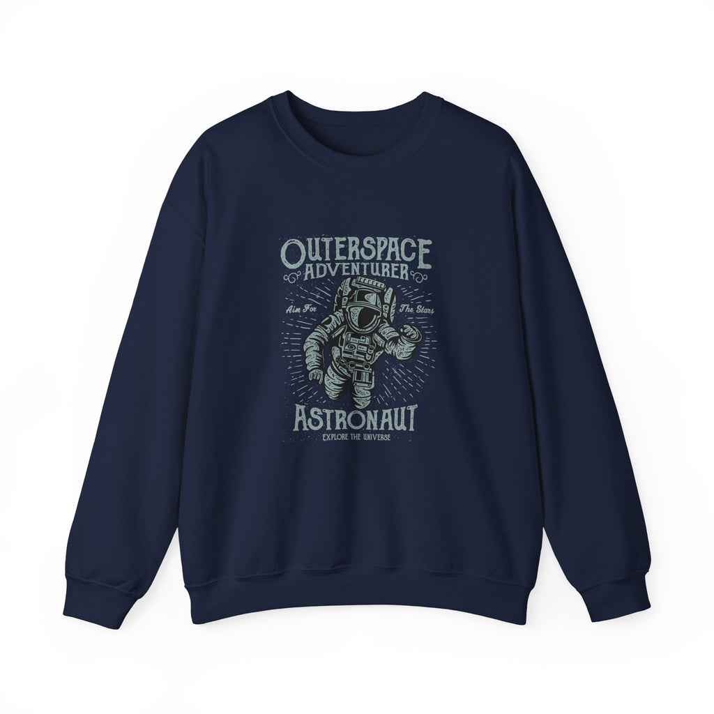 Outer Space Adventurer Astronaut | Crewneck Sweatshirt