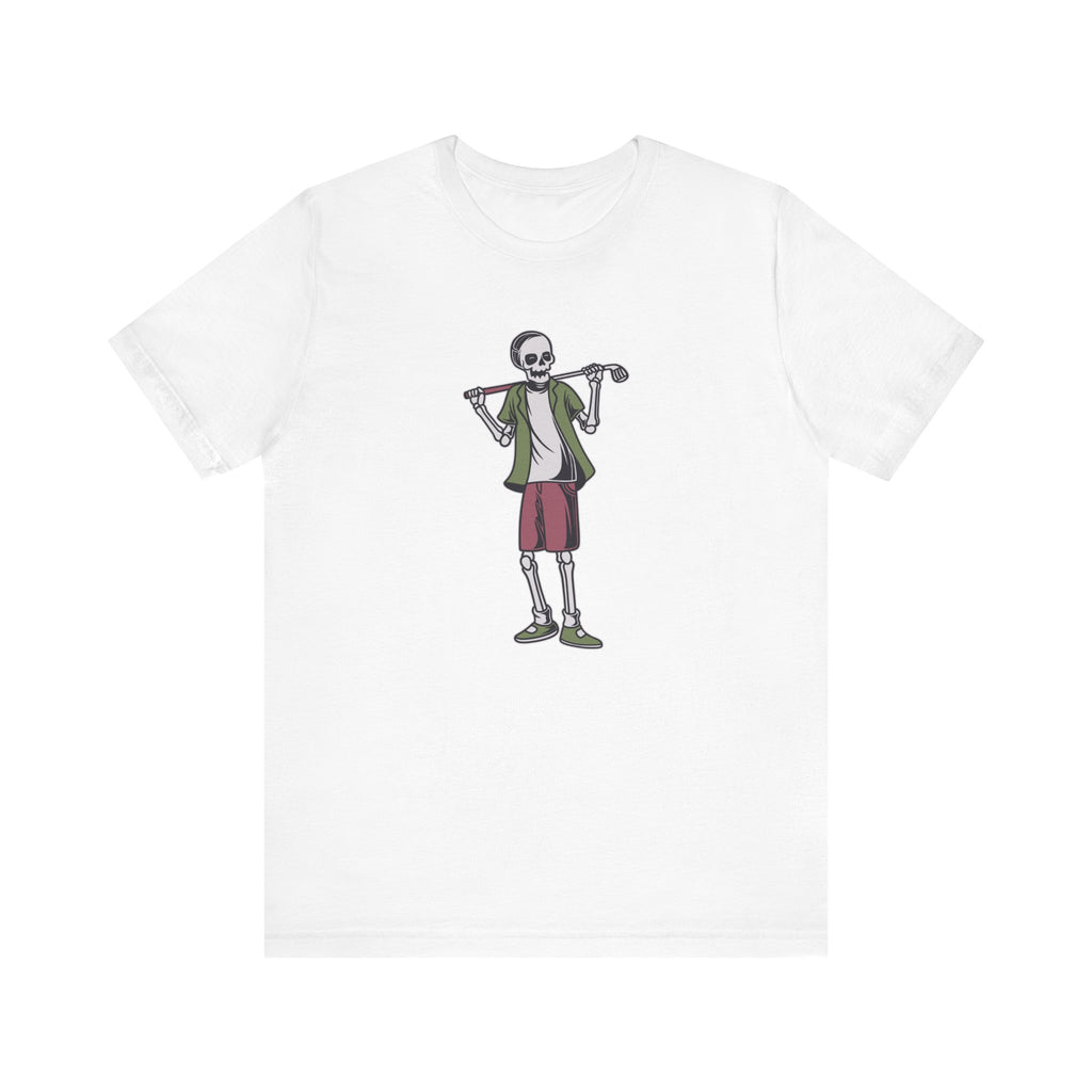 Standing Skeleton Golfer | Tee