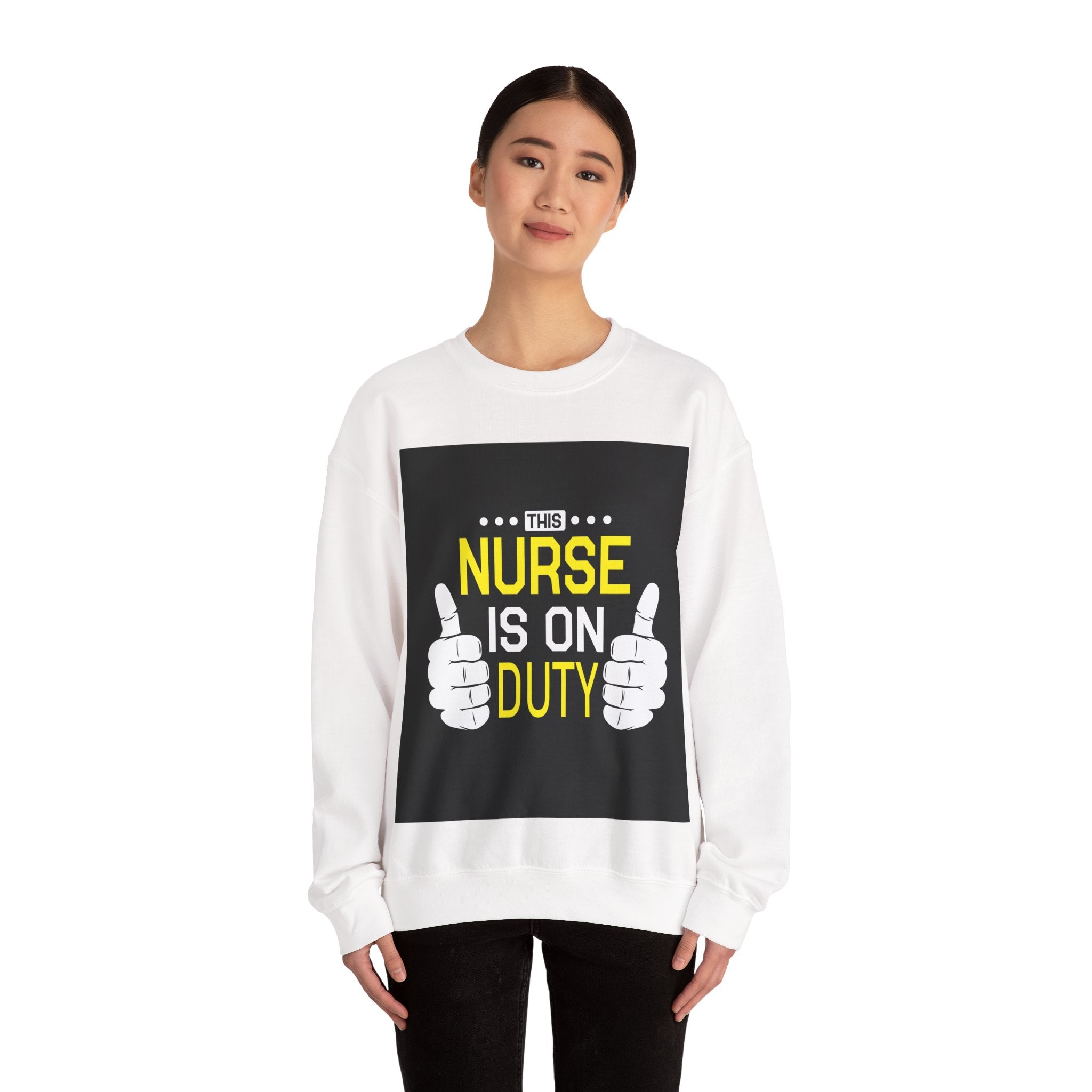 This Nurse Is on Duty | Crewneck Sweatshirt