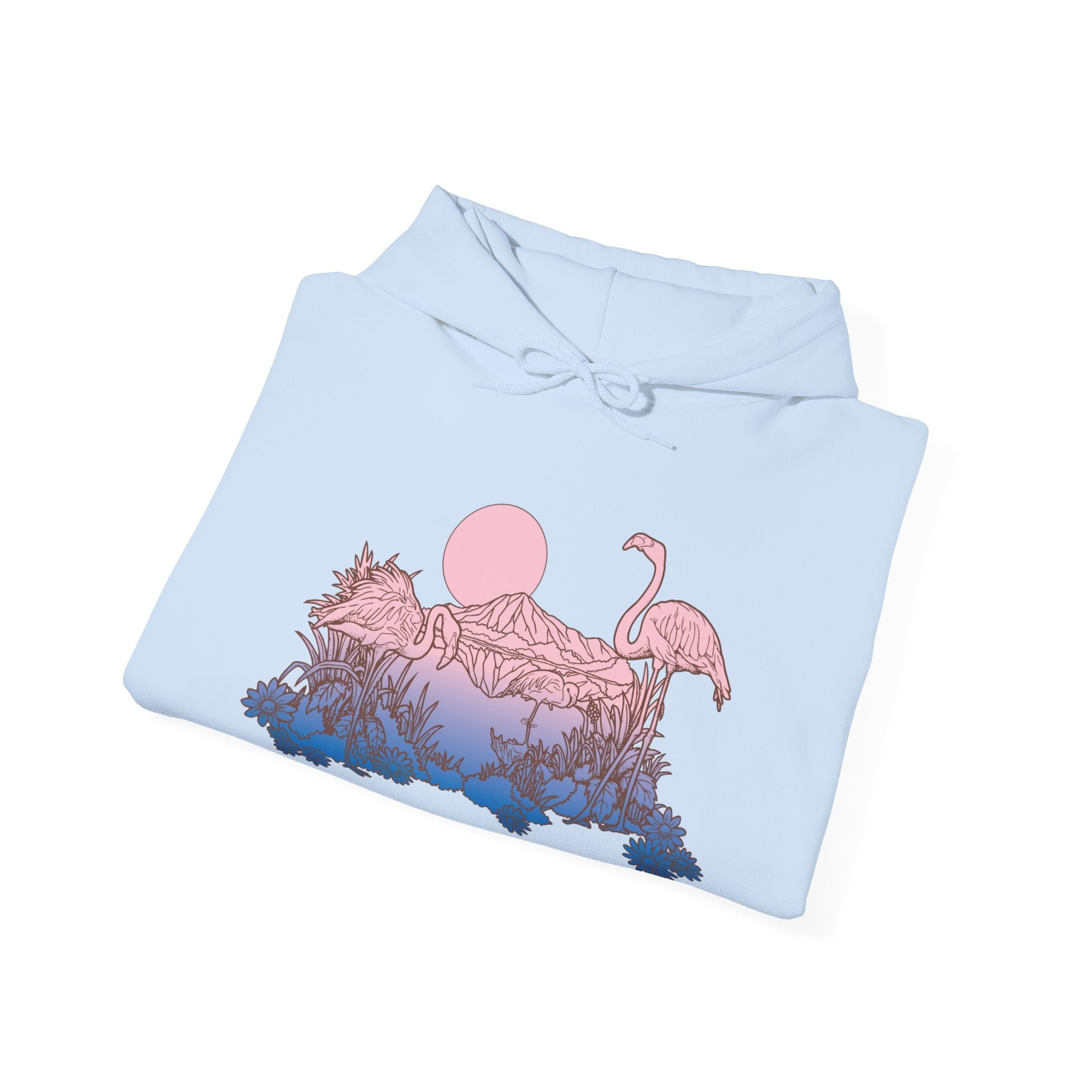 Flamingos in Sunset | Hoodie