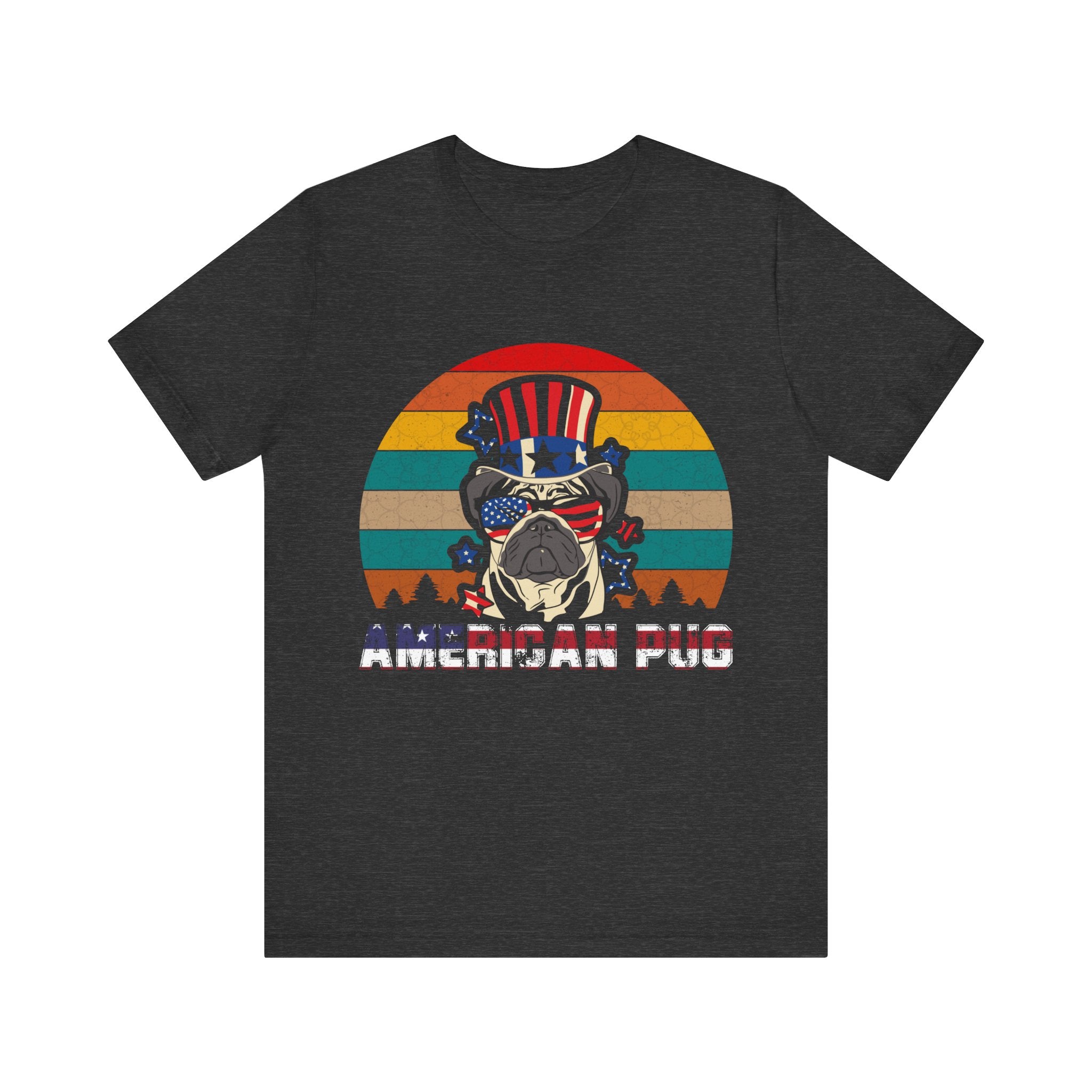 American White Pug Dog | Tee
