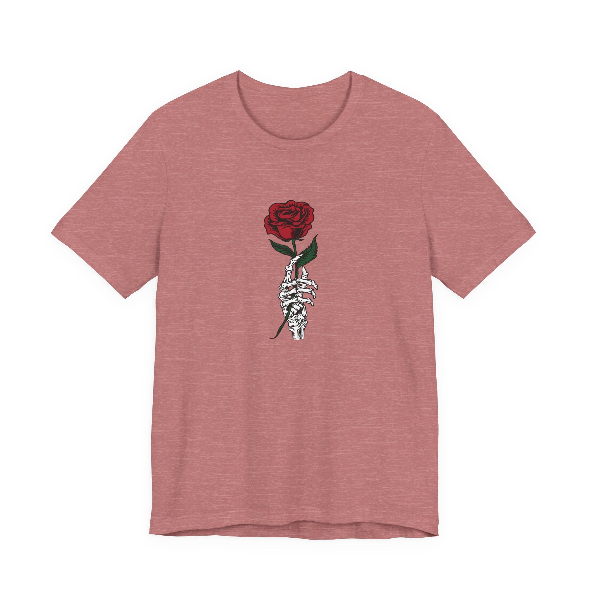 Rose in Skeleton Hand | Tee