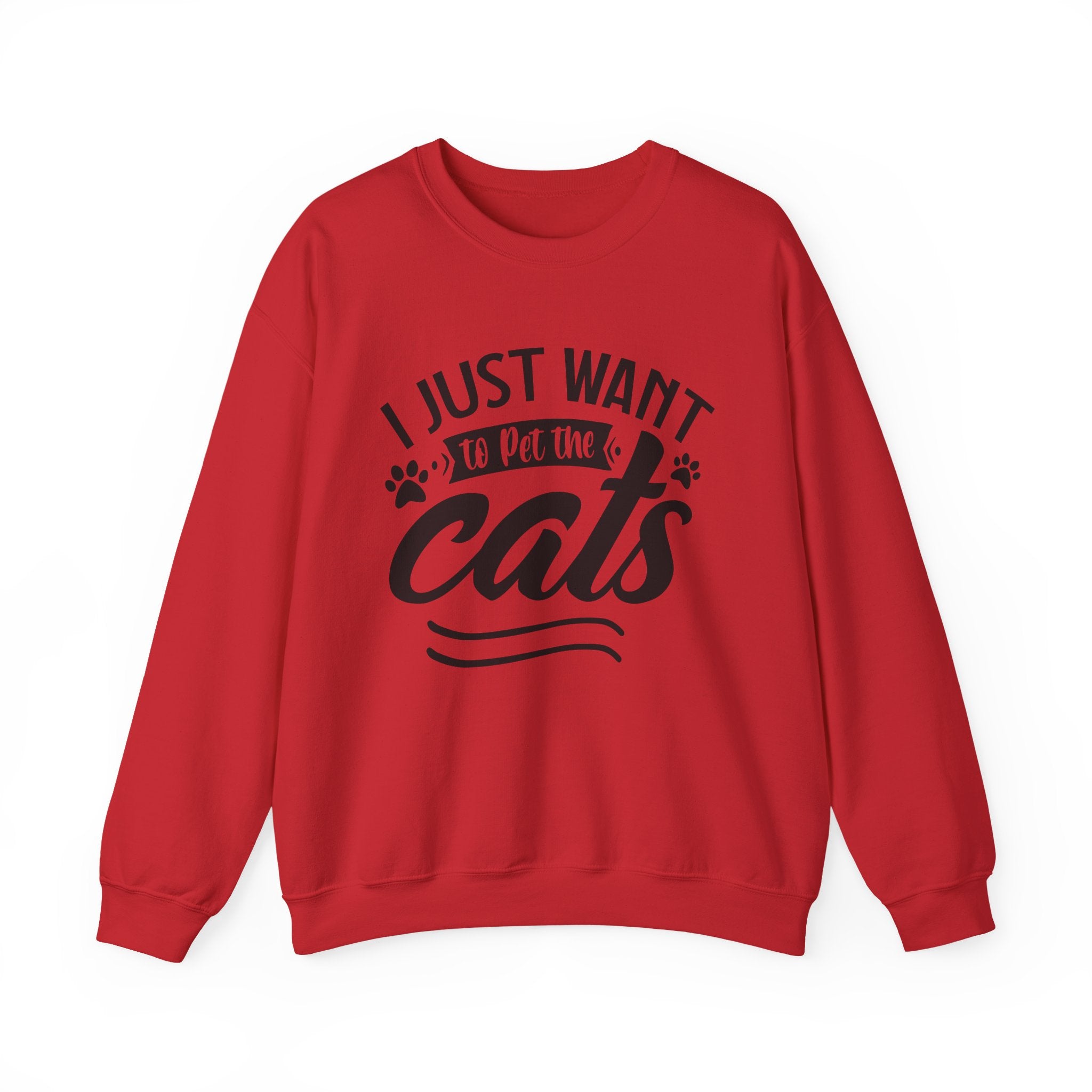 I Just Want to Pet the Cats | Crewneck Sweatshirt