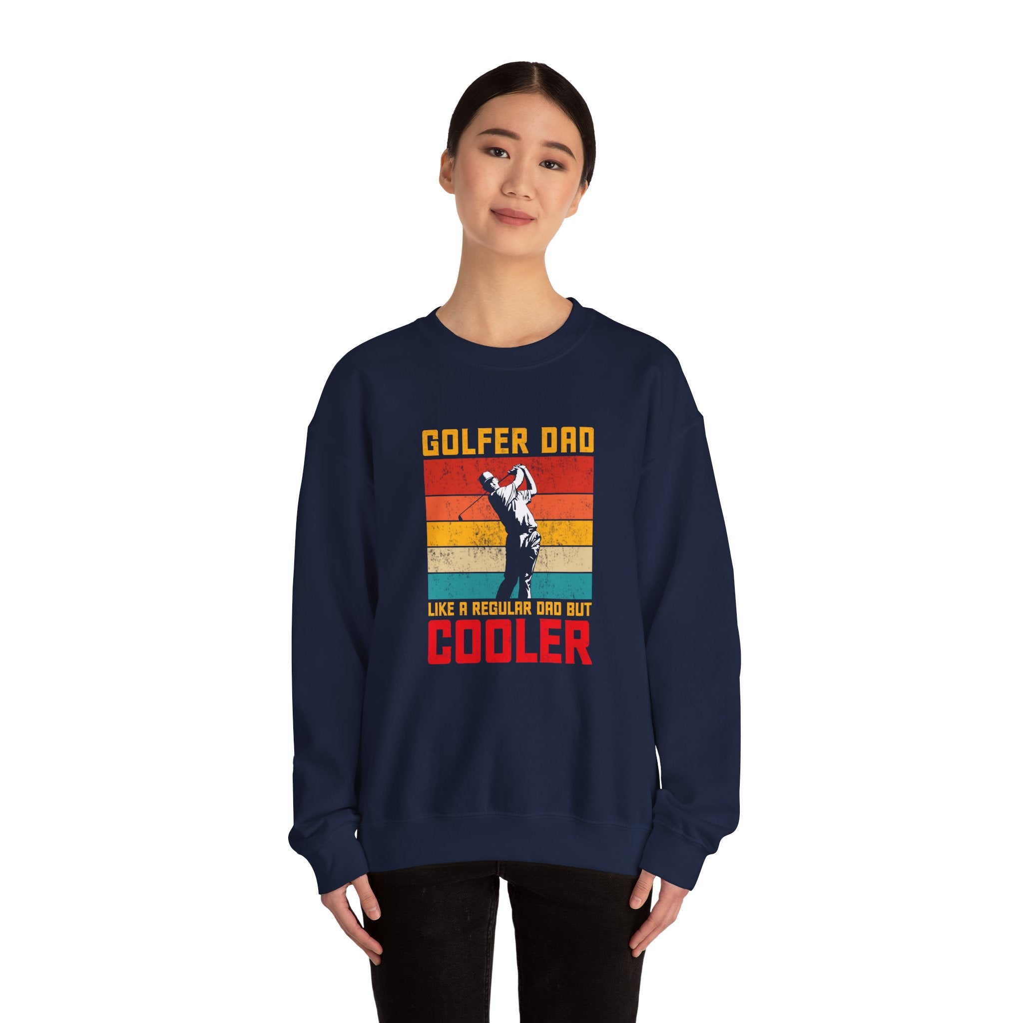 Golfer Dad, Like a Regular Dad but Cooler | Crewneck Sweatshirt